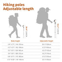 Naturehike Trekking Poles 2pcs Carbon Fiber Collapsible Sticks