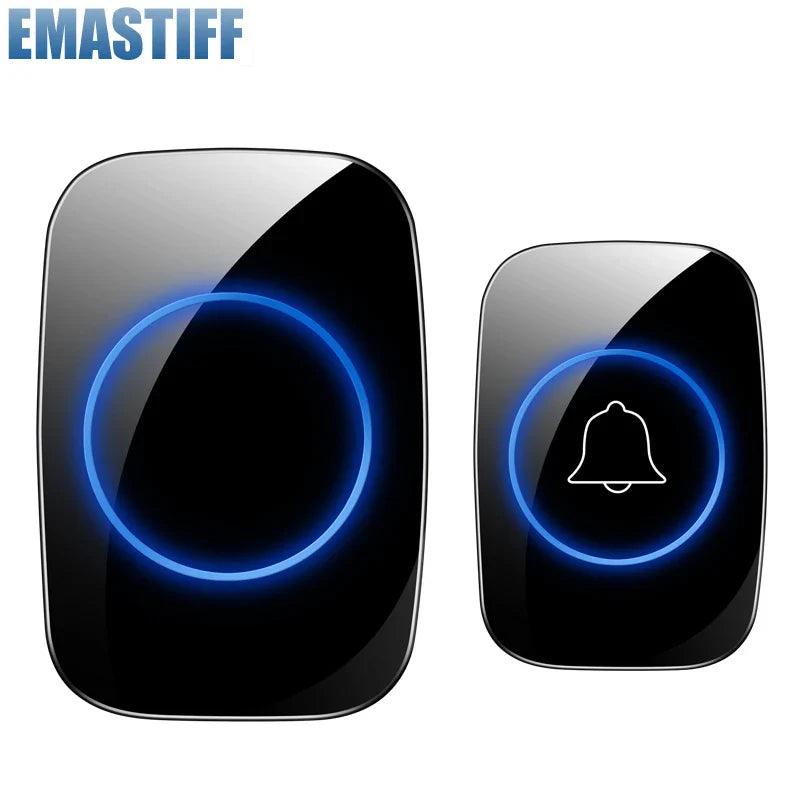 eMastiff Wireless Doorbell: Long Range Waterproof Chime with LED Flash  ourlum.com   