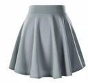 Summer Chic Mini Pleated Skirt Stylish Elastic Waist Skirt