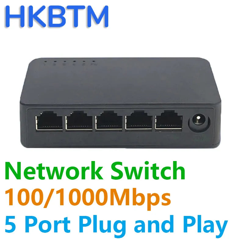 Mini Gigabit Ethernet Switch: Reliable High-Speed Networking Solution  ourlum.com   