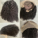 Kinky Curly Short Bob Wig for Women Natural Human Hair