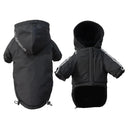 Winter Pet Dog Waterproof Hooded Jacket with Reflective Design