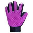 Cat Hair Removal Gloves: Ultimate Grooming Solution for Pets  ourlum.com purple right  