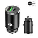 Car Charger Fast Charging for iPhone and  - Top Speed!  ourlum.com 100W Black  