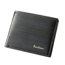 Slim Leather Hipster Wallet: Stylish Billfold with Compartments