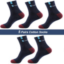 Men's Bamboo Fiber Socks - 5 Pairs of Deodorant Comfort