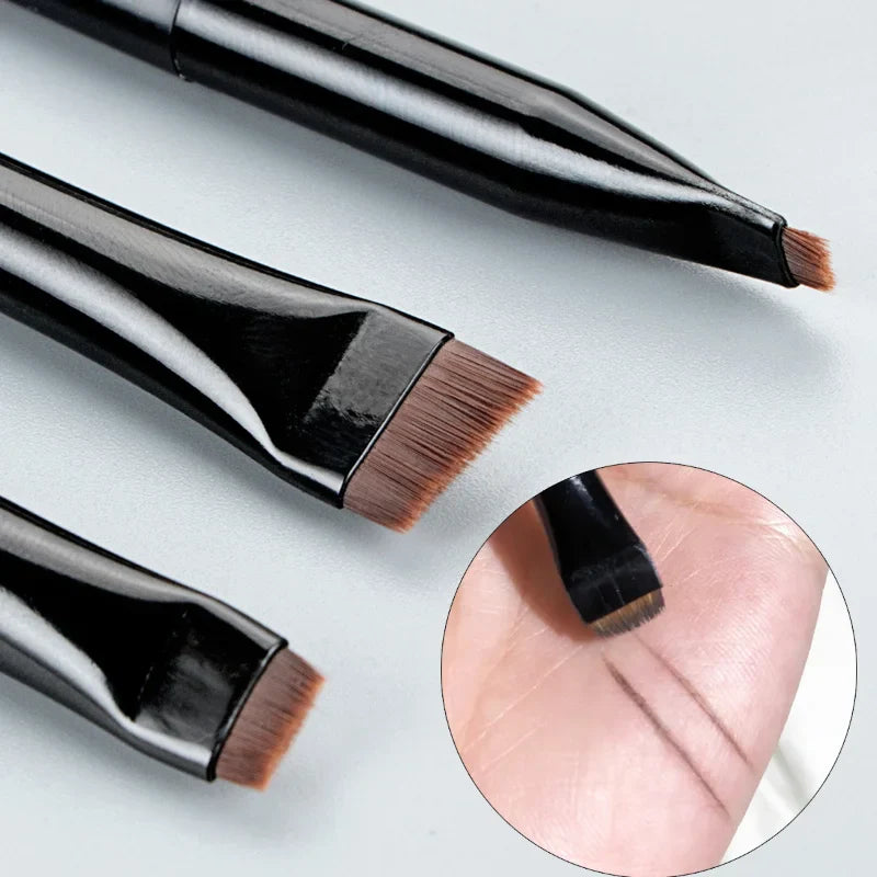 Effortless Precision Brow & Eye Liner Brush Set: Achieve Flawless Looks