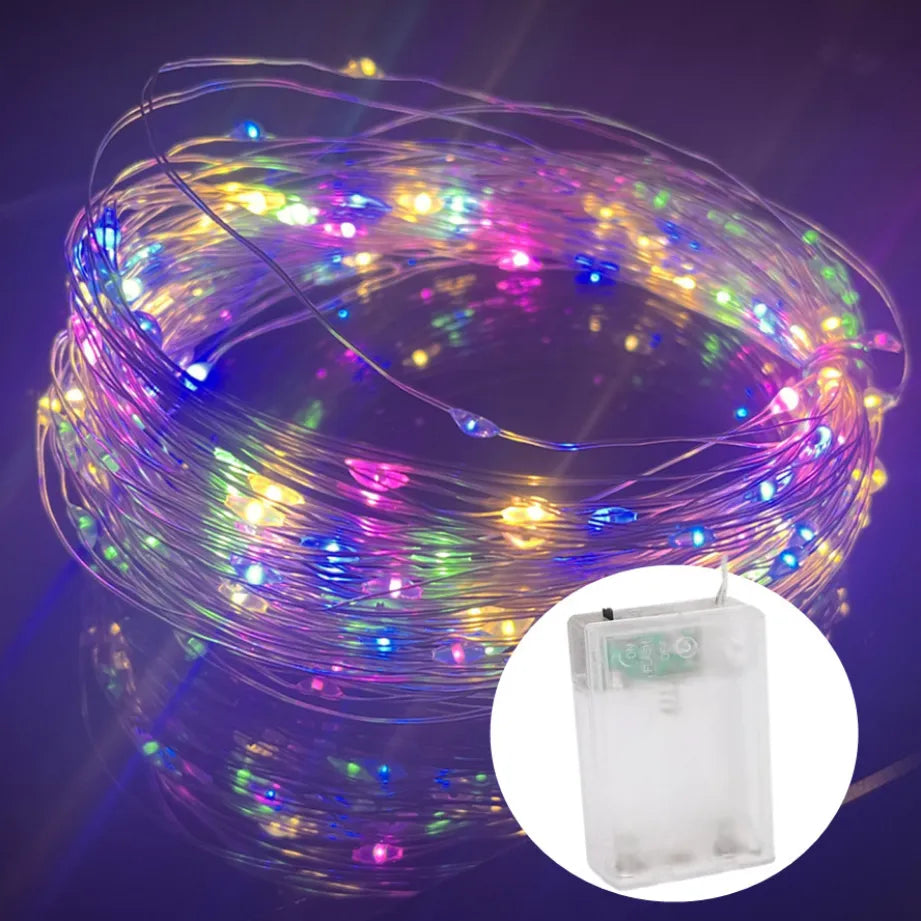 Copper Wire LED String Lights: Versatile Holiday Decoration Solution  ourlum.com   