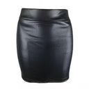 Faux Leather Pencil Skirt for Chic Elegance in Women