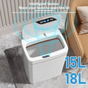 15/18L Smart Sensor Trash Can Waterproof Intelligent Touchless