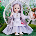 Customizable BJD Doll Interactive Dress-Up Toy with 3D Eyes