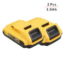 Probty 20V 3000mAh DCB200 Li-ion Battery for DEWALT Tools