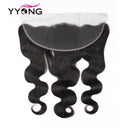 Brazilian Body Wave Human Hair Bundle with Customizable Lace Frontal