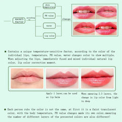 Aloe Vera Color-Change Lipstick: Hydrating Lip Color for Magic Shade Shifts