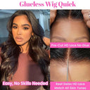 Effortless Body Wave Glueless HD Lace Front Wig Easy Wear