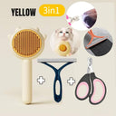 Cat Claw Shape Grooming Brush for Pet Hair Removal Tool