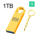  Waterproof USB Flash Drive: High-Speed Portable Storage  ourlum.com Gold 1TB  