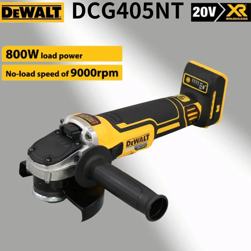 DEWALT 20V Cordless Brushless Angle Grinder - High Performance Metal Cutting Tool