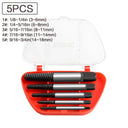 STONEGO Carbon Steel Screw Extractor Set for Easy Bolt Removal