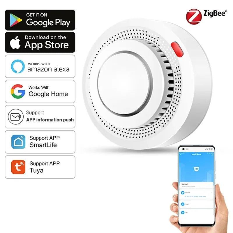 Smart Smoke Detector: Reliable Fire Protection & Monitoring via Smart Life App  ourlum.com   