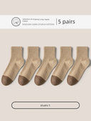 Men's Comfy Cotton Socks: Breathable Moisture-Wicking Fit