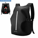 Versatile Waterproof Motorcycle Backpack and Helmet Bag