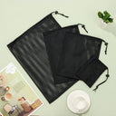 1PC Durable Nylon Mesh Drawstring Storage Pouch Bag Laundry Bag