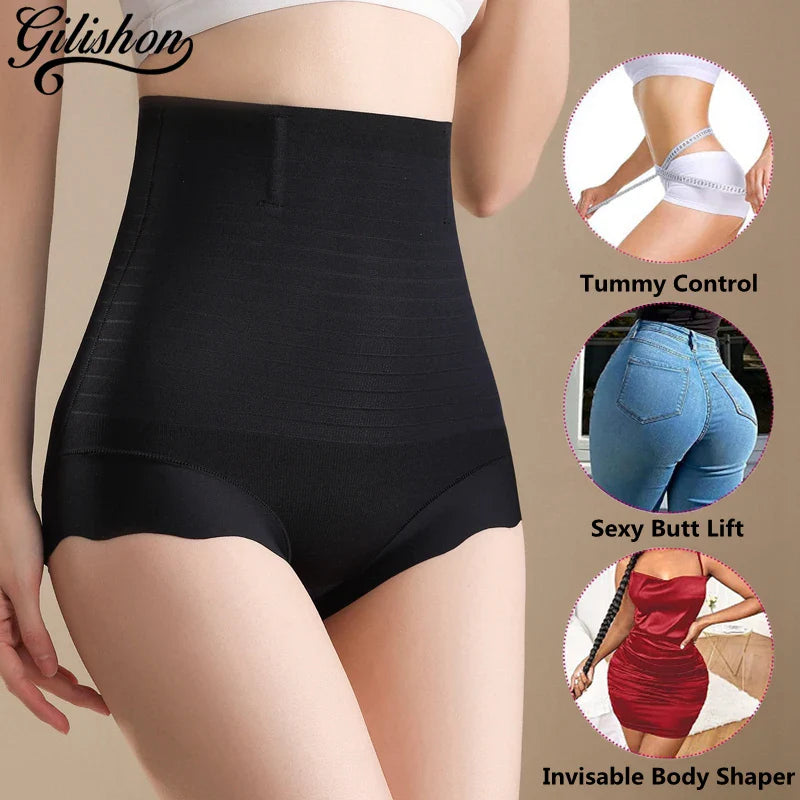 High Waist Slimming Shorts for Women - Tummy Control & Hip Lift Shapewear