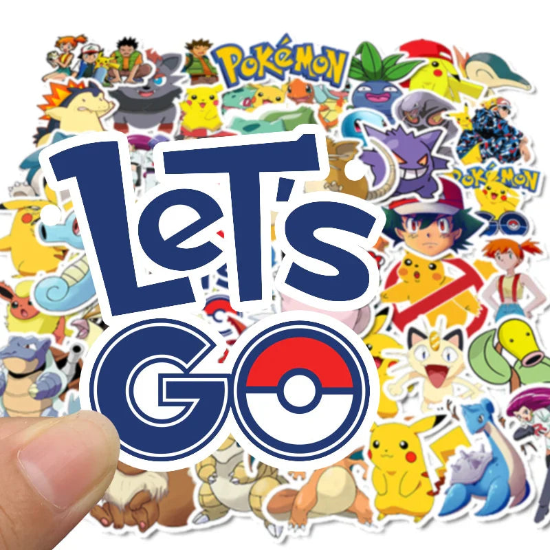 Pokemon Pikachu Waterproof Stickers: Cute Designs for Kids & Fans  ourlum.com   