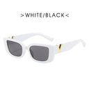 Retro Rectangle Sunglasses Women Brand Designer Vintage Classic