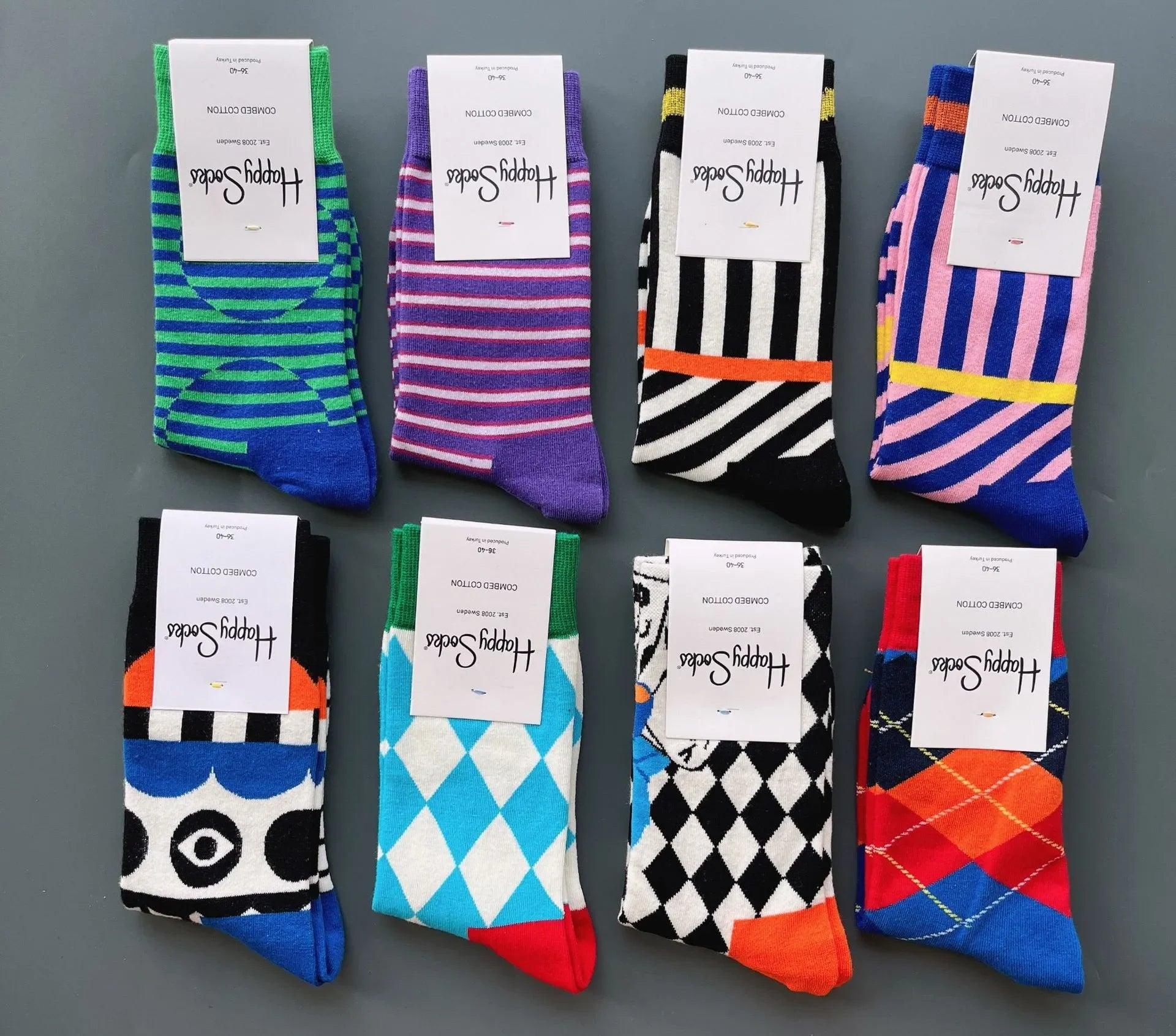 Vibrant Joy Unisex Crew Socks - Set of 2  Our Lum   