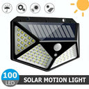 Solar LED Motion Sensor Security Light Wireless Outdoor Floodlight