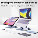 Laptop Stand with Computer Cooling Fan for MacBook and Tablets