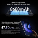 New  Mi Pad 6 Pro Snapdragon 8+ Gen 1 Tablet 6 Pro 144Hz 2.8K Display 8600mAh Battery 67W Fast Charging 50MP Camera  ourlum.com   