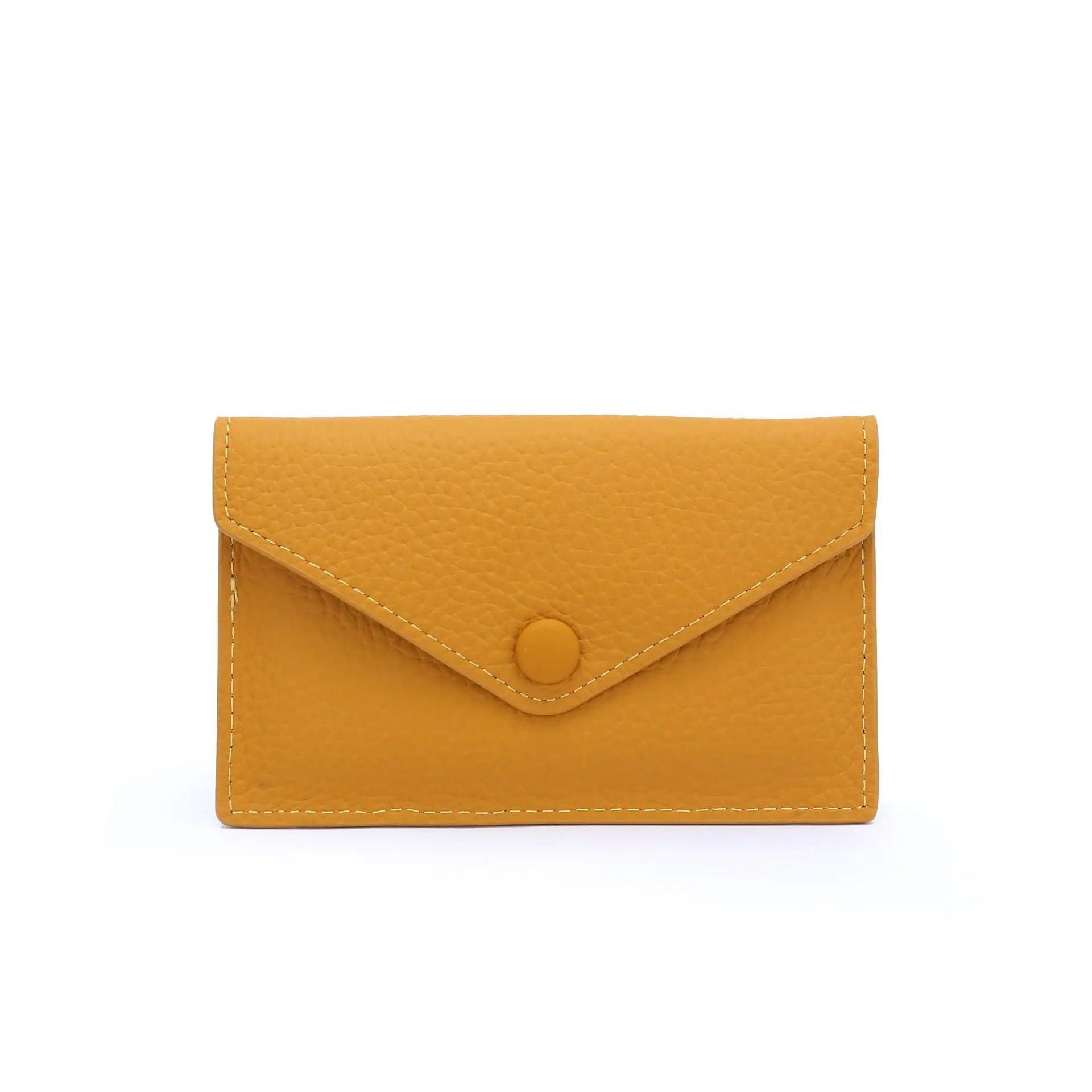 2024 New Short Wallet First Layer Cowhide Coin Purse Large Capacity Multi-card Slot Id Bag Soft Leather Envelope Wallet