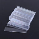 1Set False Nail Tips Nail Art Display Stand Transparent Practice Acrylic Gel Polish Holder Strip Manicure Showing Tools JI151-1  ourlum.com   