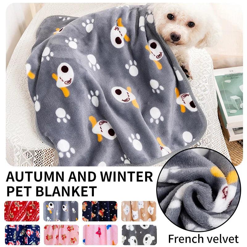 Cozy Pet Blanket: Plush Breathable Mat for Dogs & Cats  ourlum.com   