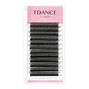 TDANCE 8-15MIX YY Shape Hand Woven Premium Mink Soft Light Natural Eyelashes Extension Makeup Mesh Net Cross False Eyelash  ourlum.com   