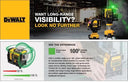 Dewalt 12V 360° Green Laser Level 12 Lines for Precision