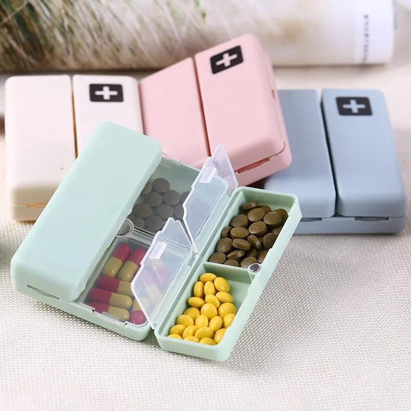 1PC Weekly Pill Box 7 Days Foldable Travel Medicine Holder Pill Box Tablet Storage Case Container Dispenser Organizer Tools  ourlum.com   