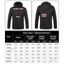 19 Areas Self Heating Vest Men's Heated Jacket USBWarm Sport