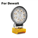 Makita & Dewalt Compatible 27W LED Work Light Flashlight