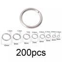 Stainless Steel Split Rings Connectors Bulk Jewelry Supplies