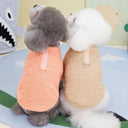 Cozy Winter Dog Sweater Stylish Plush Coat for Small Breeds