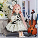 Customizable BJD Doll Interactive Dress-Up Toy with 3D Eyes