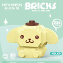 Hello Kitty Building Block Anime Figure Puzzle Ornament Gift  ourlum.com Purin 233PCS NO BOX 