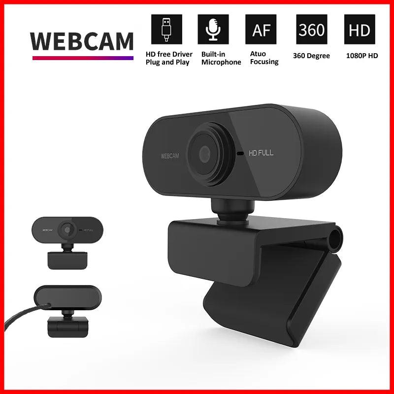 High Definition Mini Webcam with Microphone for Laptop and Desktop - Perfect for Live Video Calls  ourlum.com   