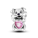 Dog Pet Charms 925 Silver Paw French Bulldog Beads Jewelry