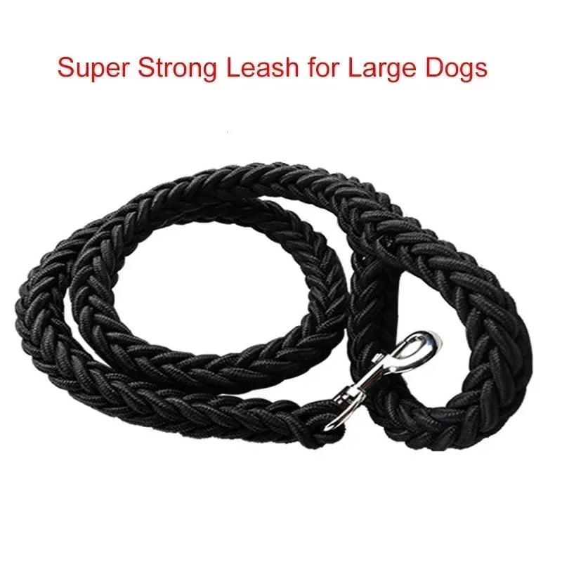 Nylon Dog Harness Leash for Medium to Large Dogs - Premium Quality Walking and Training Lead  ourlum.com   