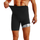 Men Sweat Sauna Shorts Body Shaper High Waist Trainer